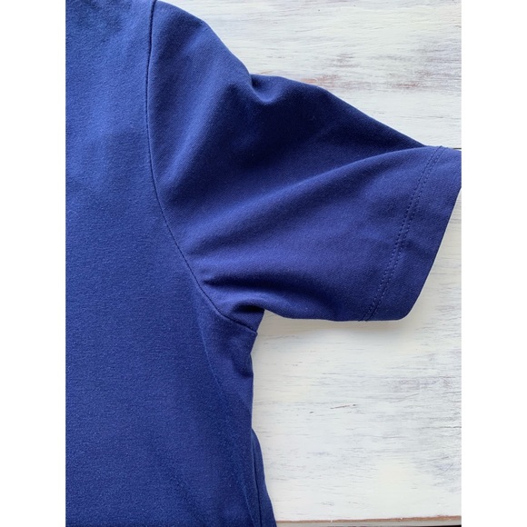 Medium, Adidas, navy blue and white tee - Picture 8 of 13